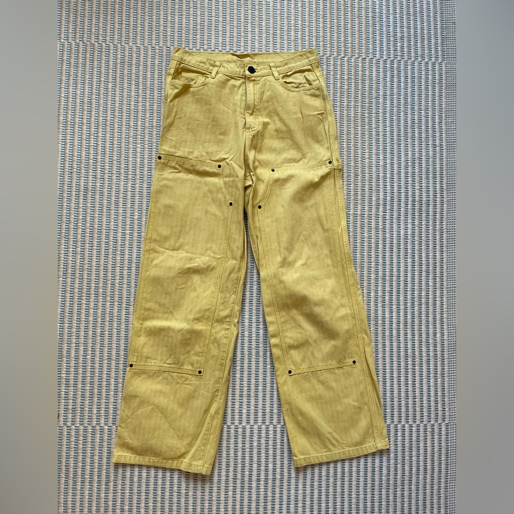 Brain dead Mustard Yellow Carpenter/Painter Double Knee pants